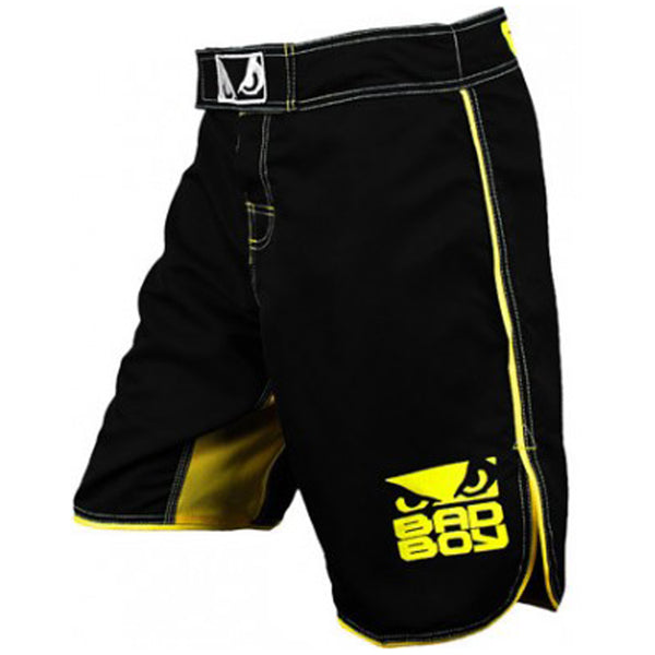 Bad Boy Black/Yellow - MMA shorts