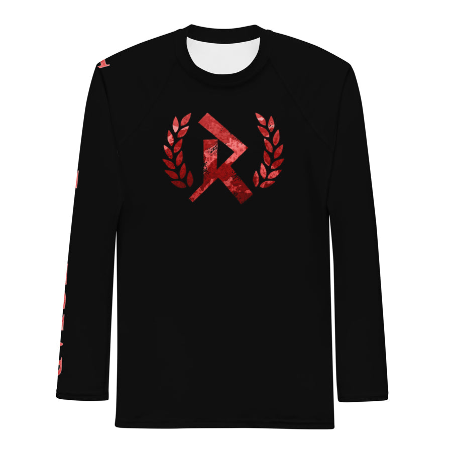 Rurik FG Rashguard "Ruby" Musta Pitkähihainen