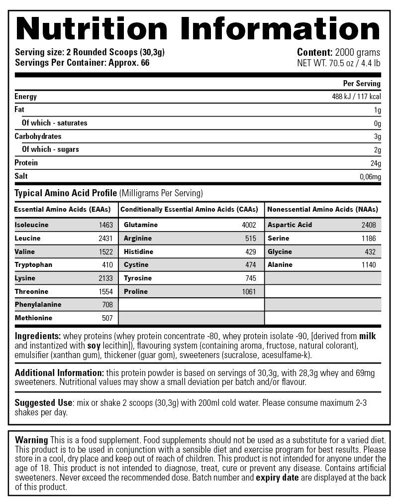 STACKER2 100% WHEY -Proteiini CAPUCCINO 2KG