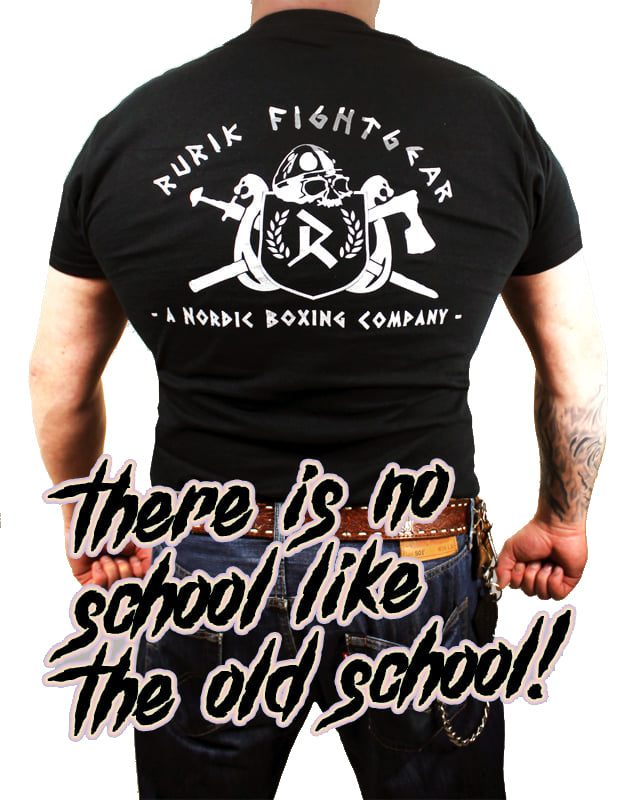 Rurik t-paita hirdman takaa selkälogo