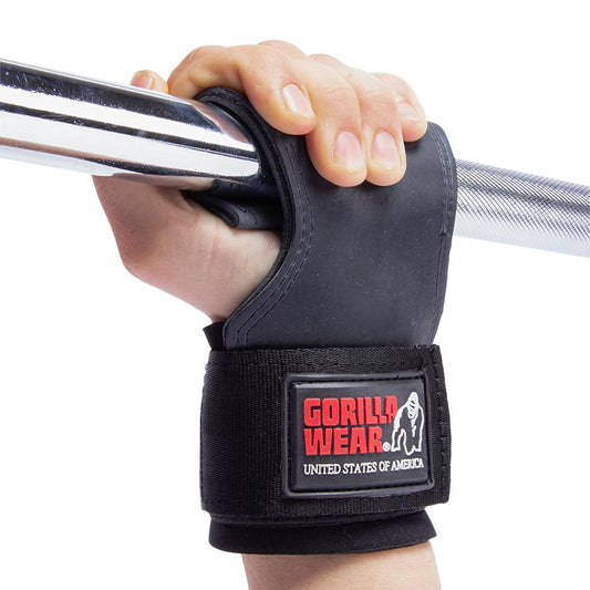 GORILLA WEAR Lifting Grips Musta