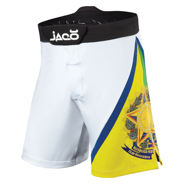 JACO Brasil Resurgence Fight Short Valkoinen