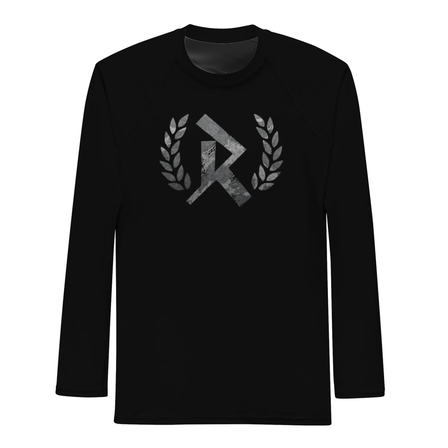Rurik FG Rashguard "Urban Camo" Musta Pitkähihainen nogi bjj saatavilla koot s m l xl xxl