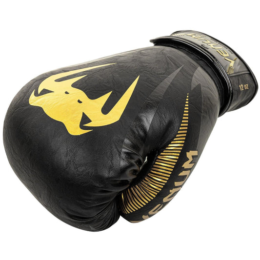 VENUM IMPACT BOXING GLOVES - GOLD/BLACK