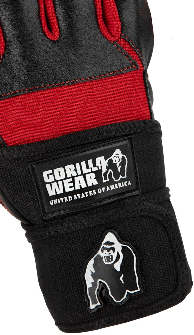 GORILLA WEAR Dallas Wrist Wrap Gloves Punainen