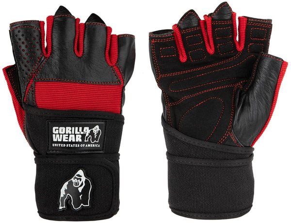 GORILLA WEAR Dallas Wrist Wrap Gloves Punainen