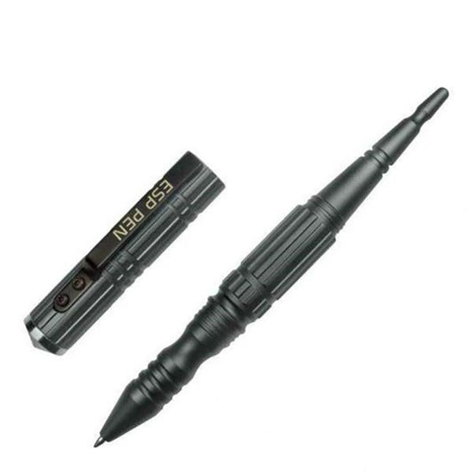 ESP tactical pen kubotan jota voidaan käyttää Kubotanina sekä suljettuna että avattuna. Kanta soveltuu mm. hätätilanteessa lasin rikkomiseen. Iskun ja väännön kestävä rakenne.