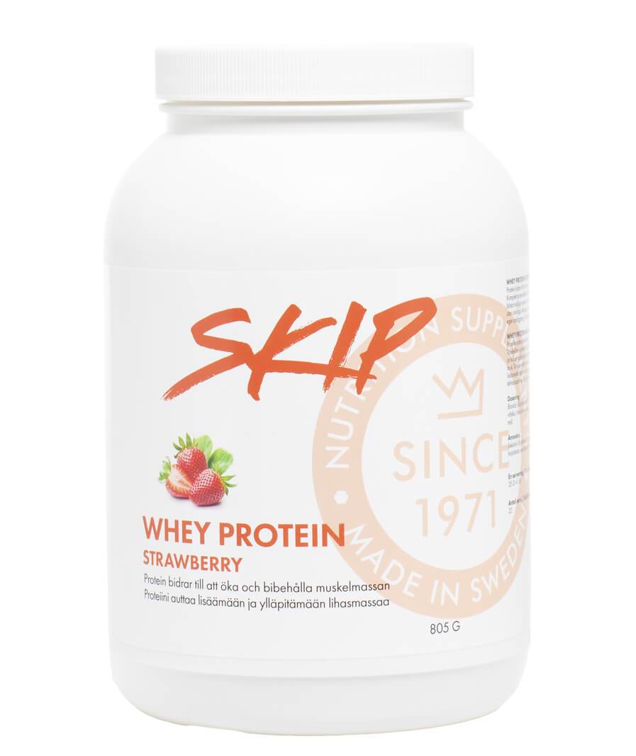 SKIP WHEY PROTEIINI 805g Mansikka
