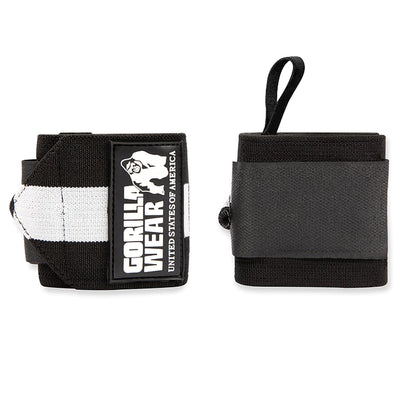 Gorilla Wear Wrist Wraps Ultra Musta/Valkoinen