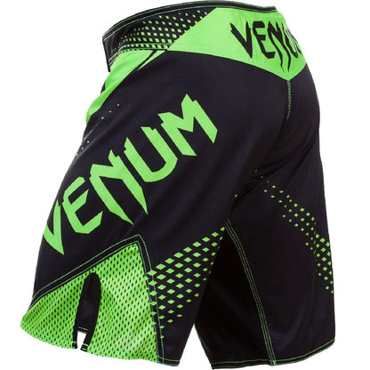 VENUM "Hurricane" Black/Neo Yellow - Fight Shorts