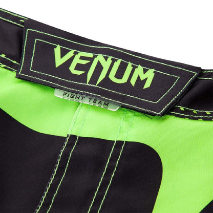 VENUM "Hurricane" Black/Neo Yellow - Fight Shorts