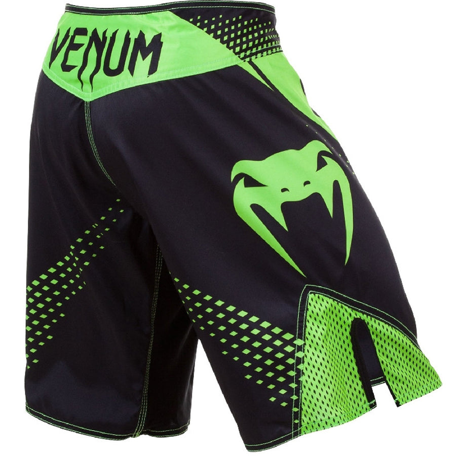 VENUM "Hurricane" Black/Neo Yellow - Fight Shorts