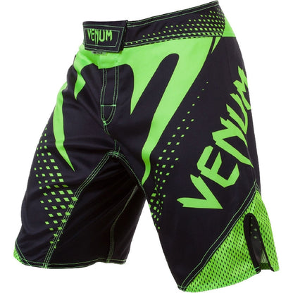 VENUM "Hurricane" Black/Neo Yellow - Fight Shorts