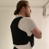 V-fit001.5 body Armour viiltosuoha liivi puettuna päälle.