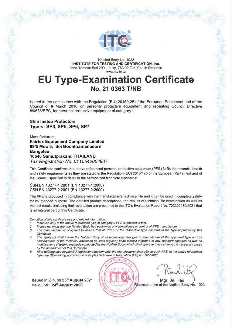 Fairtex SP7 Säärisuojat