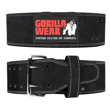 Gorilla Wear 4-inch Leather Lifting Belt MUSTA