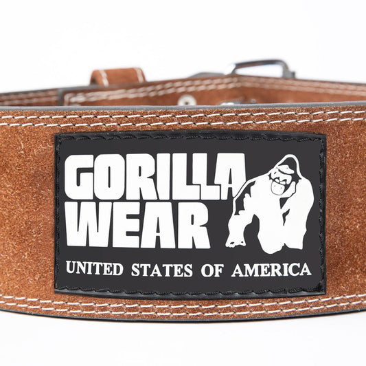 Gorilla Wear 4-inch Leather Lifting Belt RUSKEA