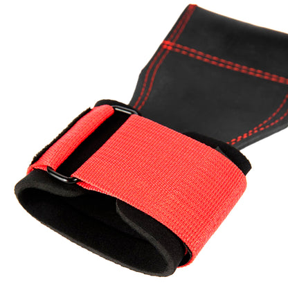 GORILLA WEAR Lifting Grips PUNAINEN