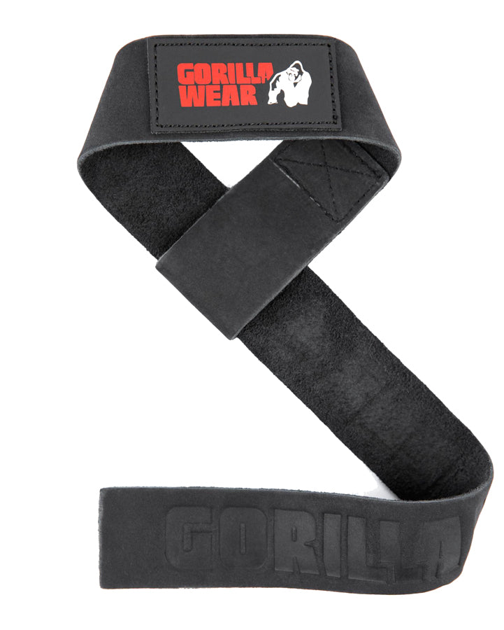Gorilla Wear Leather Lifting Straps - Nahkaiset Nostohihnat