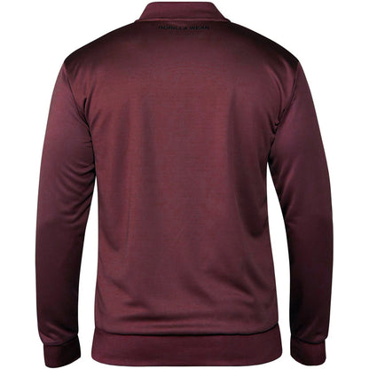 Gorilla Wear Ballinger Track Jacket on laadukas takki niin harjoitteluun kuin vapaa-aikaan, kuvattu takaa.