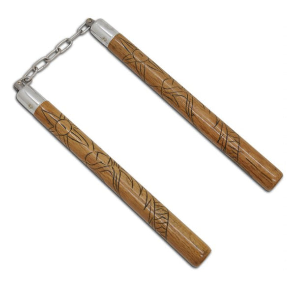 Pro Dragon Carved Nunchakus