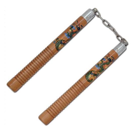 Wooden Dragon Nunchaku