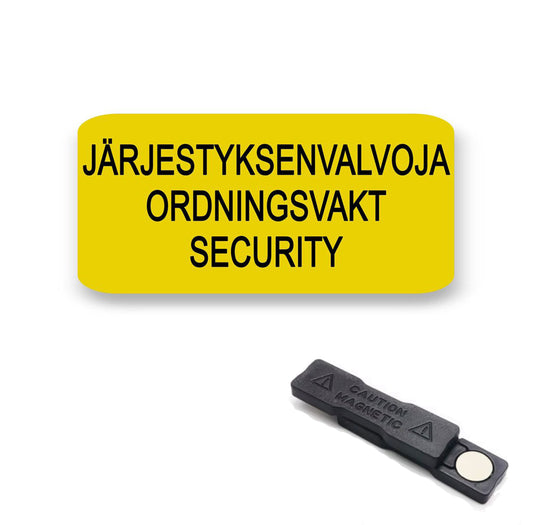 Järjestyksenvalvoja -magneettimerkki
