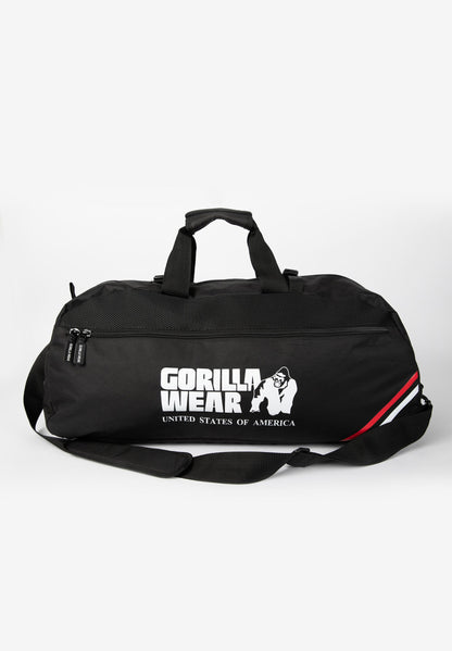 Gorilla Wear Norris Hybrid Gym Bag - Musta