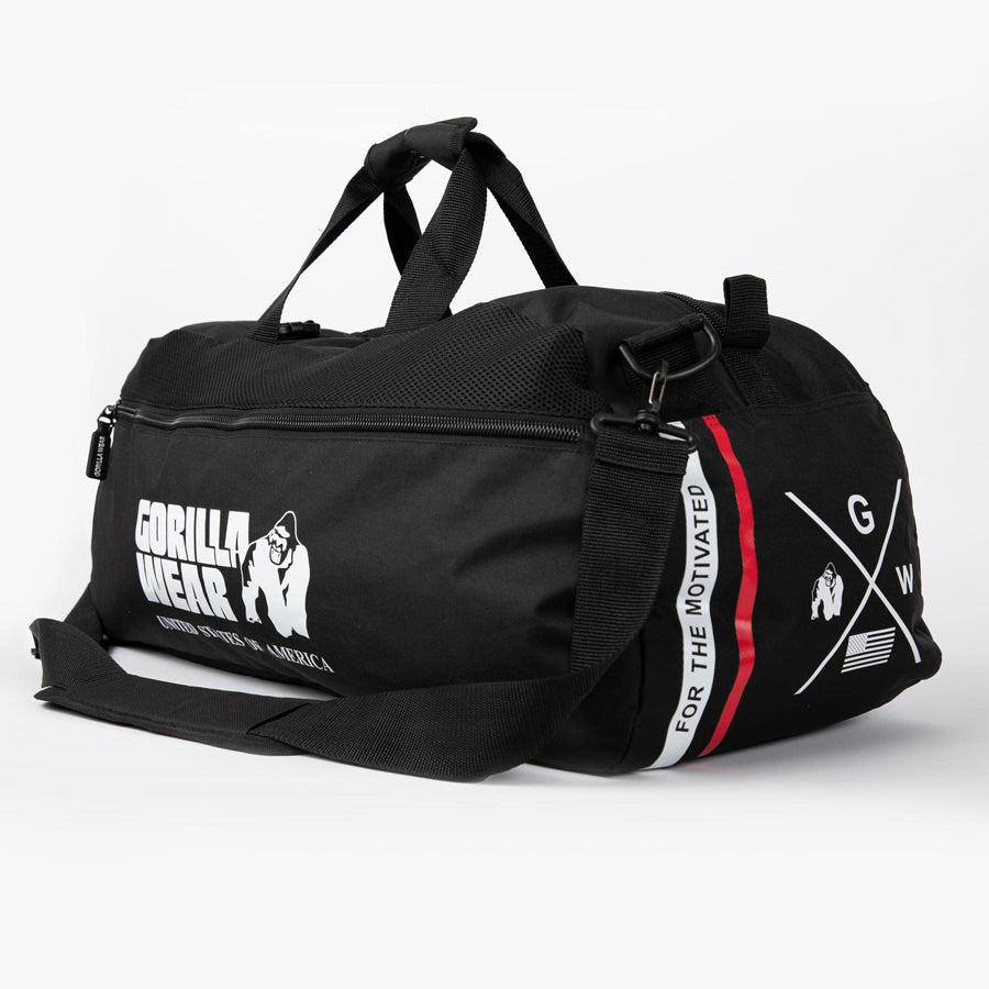 Gorilla Wear Norris Hybrid Gym Bag - Musta