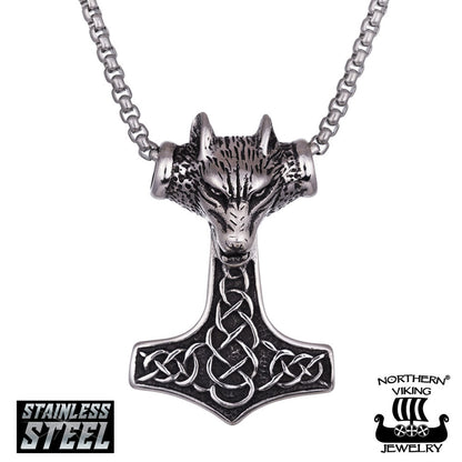 Northern Viking Jewelry® "Fenrir Wolfhead Thorin Vasara"