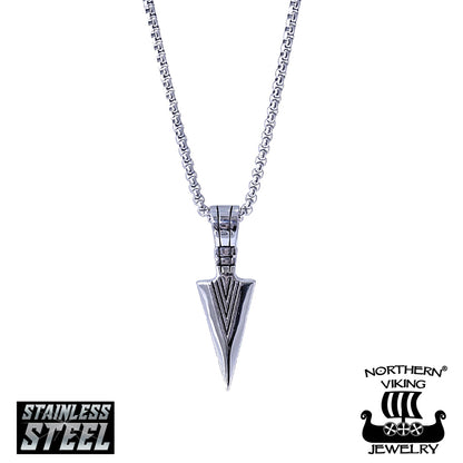 Northern Viking Jewelry®-Kaulakoru "6 mm Ankkuriketju + Viking Spear