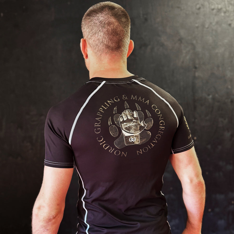 Rurik FG Lyhythihainen "Grappling" Rashguard, Musta/Camo