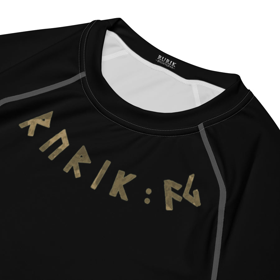 Rurik FG Lyhythihainen "Grappling" Rashguard, Musta/Camo