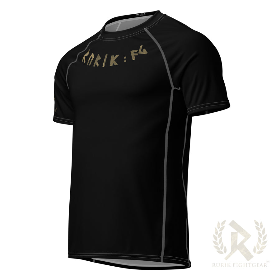 Rurik FG Lyhythihainen "Grappling" Rashguard, Musta/Camo