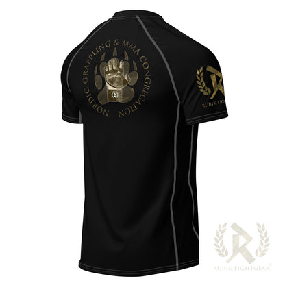 Rurik FG Lyhythihainen "Grappling" Rashguard, Musta/Camo
