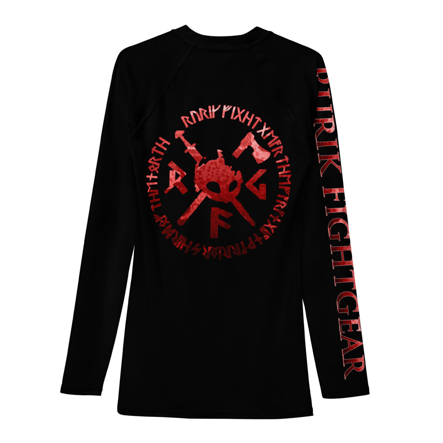 Rurik FG  Rashguard "Ruby" Musta Pitkähihainen