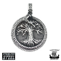 Northern Viking Jewelry® "Tree of Life Jormungandr" -Riipus