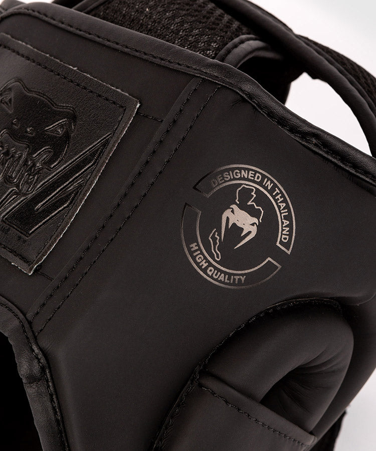 Venum nyrkkeilykypärä lapsille musta nyrkkeily lasten kamppailuvarusteet kypärä kids boxing helmet head gear kypärä lapselle, ohimon yksityiskohta