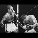 Benlee nyrkkeilykengät jabs rocky marciano. Kuvassa ottelu