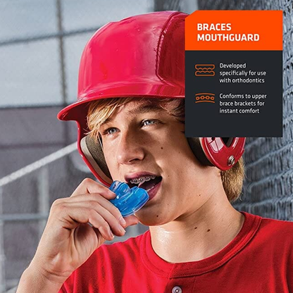 Shock Doctor Braces - Hammasraudoille sopivat hammassuojat (Aikuiset)