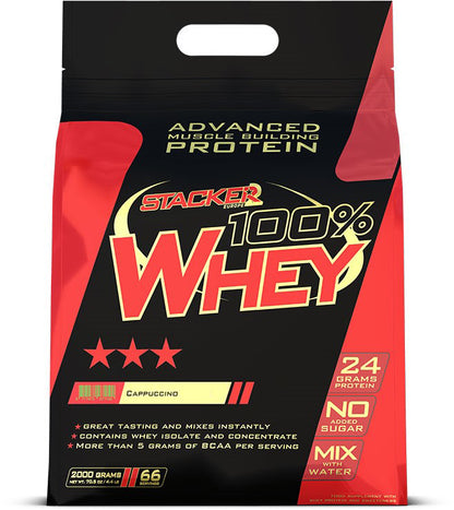 STACKER2 100% WHEY -Proteiini CAPUCCINO 2KG