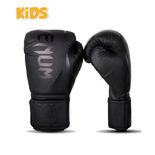 Venum Kids Challenger 2.0 lasten nyrkkeilyhanskat, musta/musta