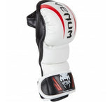 Venum Elite Sparring MMA Gloves - Ice/Black/Red