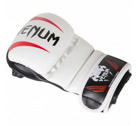 Venum Elite Sparring MMA Gloves - Ice/Black/Red