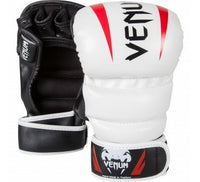 Venum Elite Sparring MMA Gloves - Ice/Black/Red