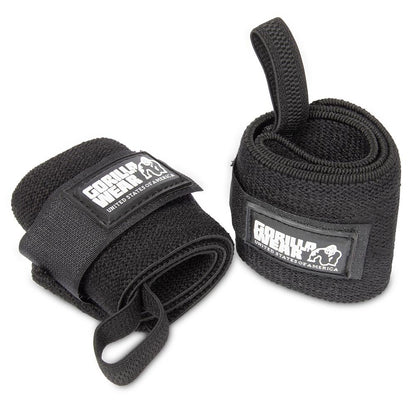 GORILLA WEAR WRIST WRAPS BASIC Musta/Valkoinen