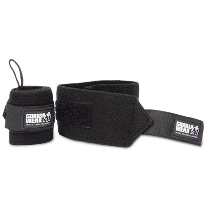 GORILLA WEAR WRIST WRAPS BASIC Musta/Valkoinen