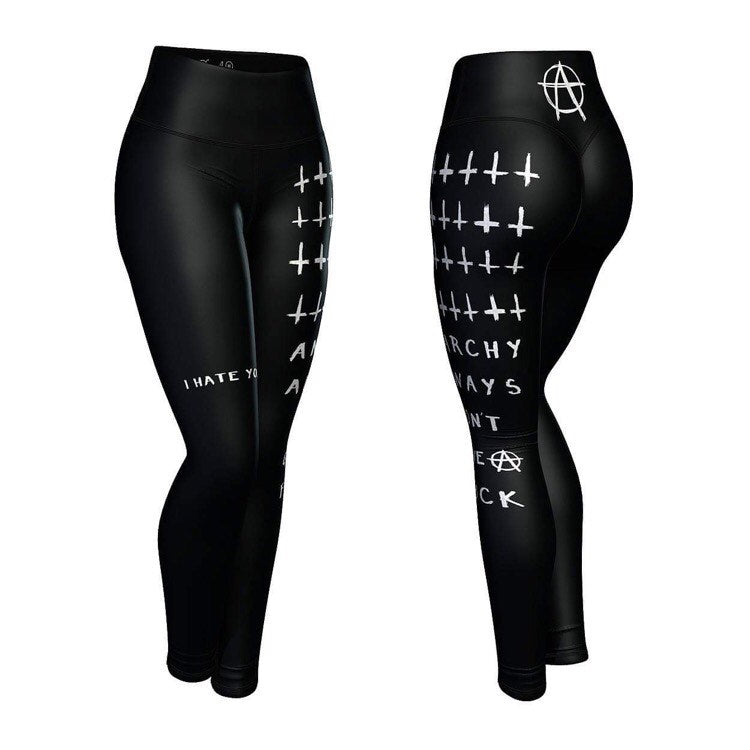 Anarchy Apparel - Always Don´t Give a Fuck Leggings