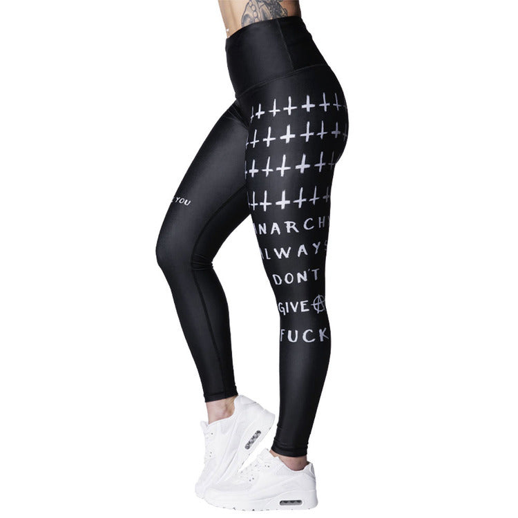 Anarchy Apparel - Always Don´t Give a Fuck Leggings