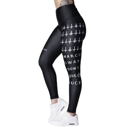 Anarchy Apparel - Always Don´t Give a Fuck Leggings